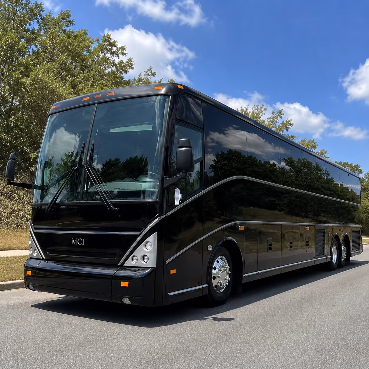 charter buses to little caesars arena from westland
