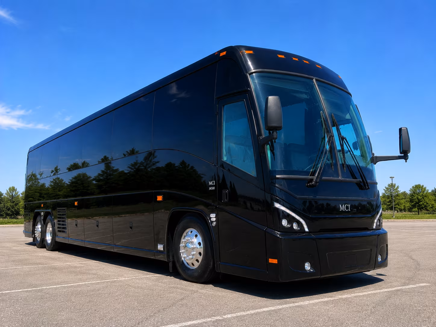 long distance charter bus service for westland sports fan groups