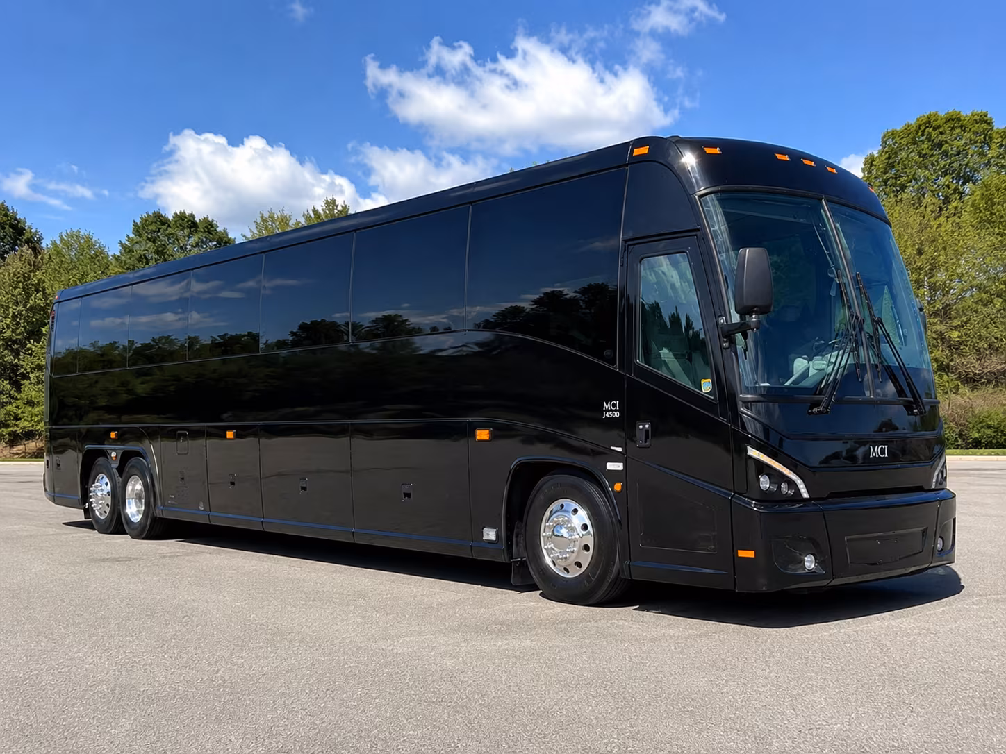 long distance charter buses for away games and road trips from westland