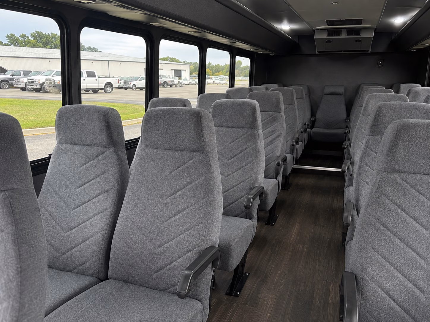 westland 15 passenger minibus inside