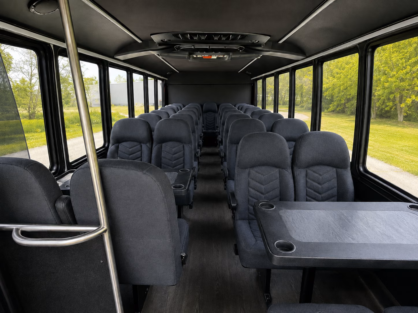 westland 18 passenger minibus inside
