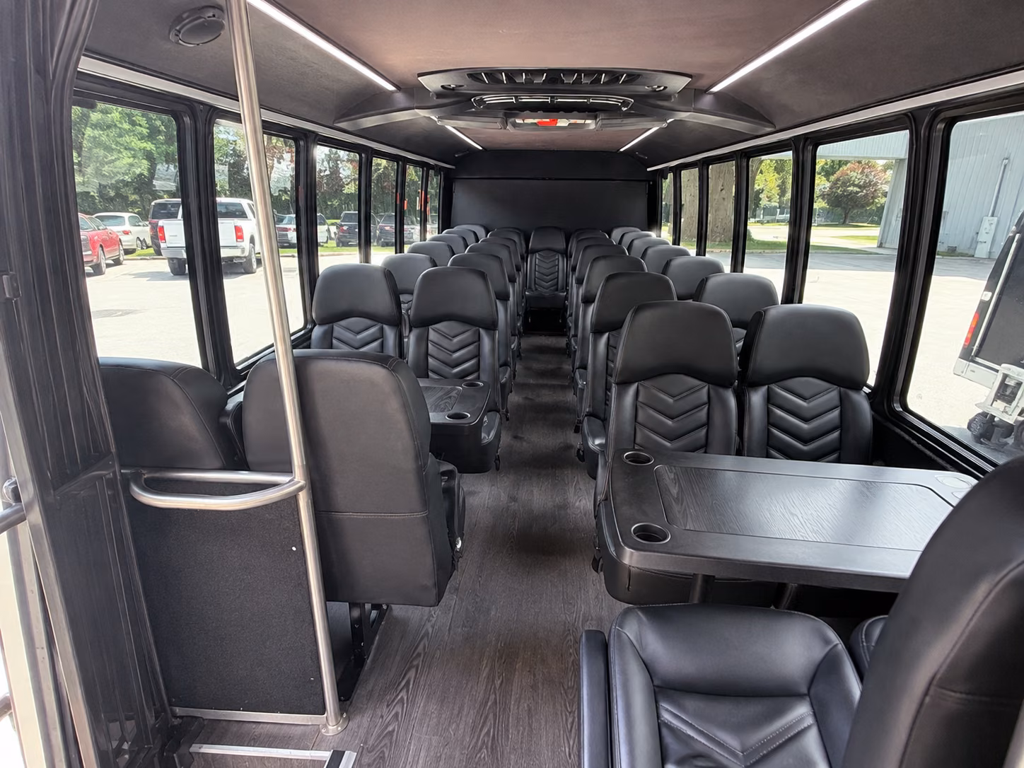 westland 18 passenger minibus interior