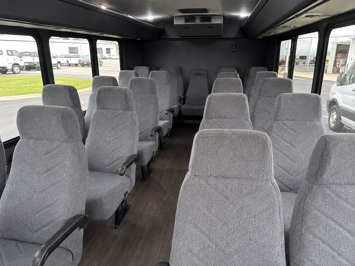 westland 20 passenger minibus inside