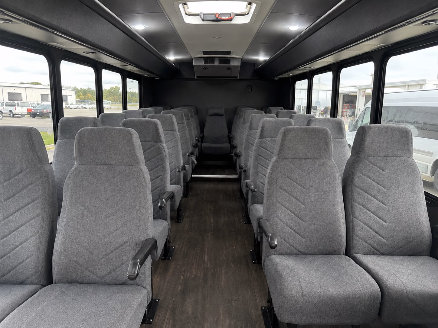 westland 20 passenger minibus interior
