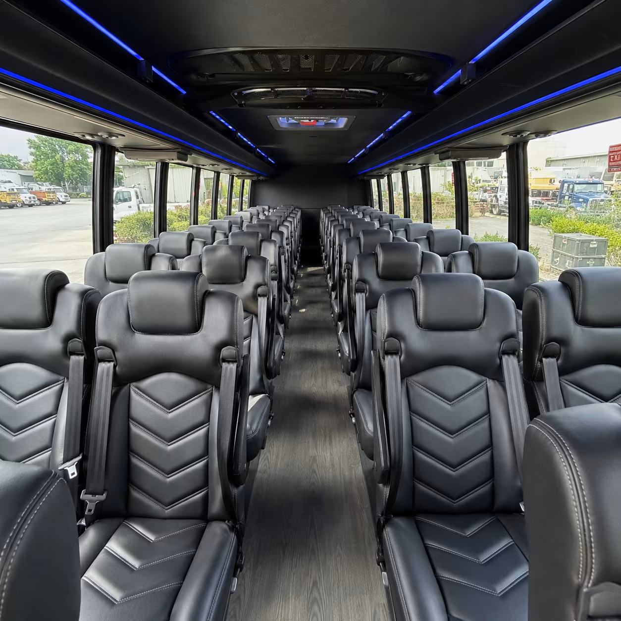westland 25 passenger minibus inside
