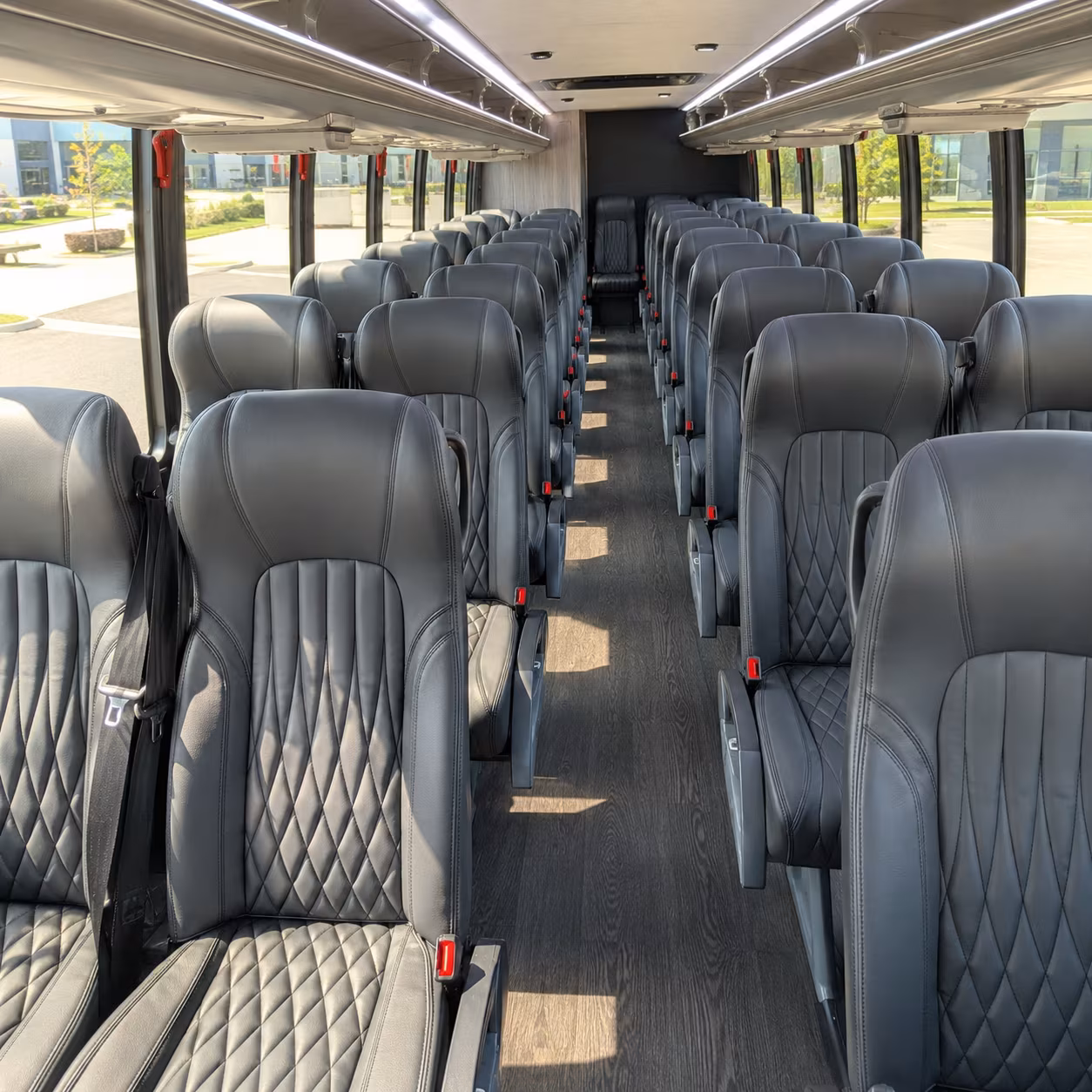 westland 25 passenger minibus interior