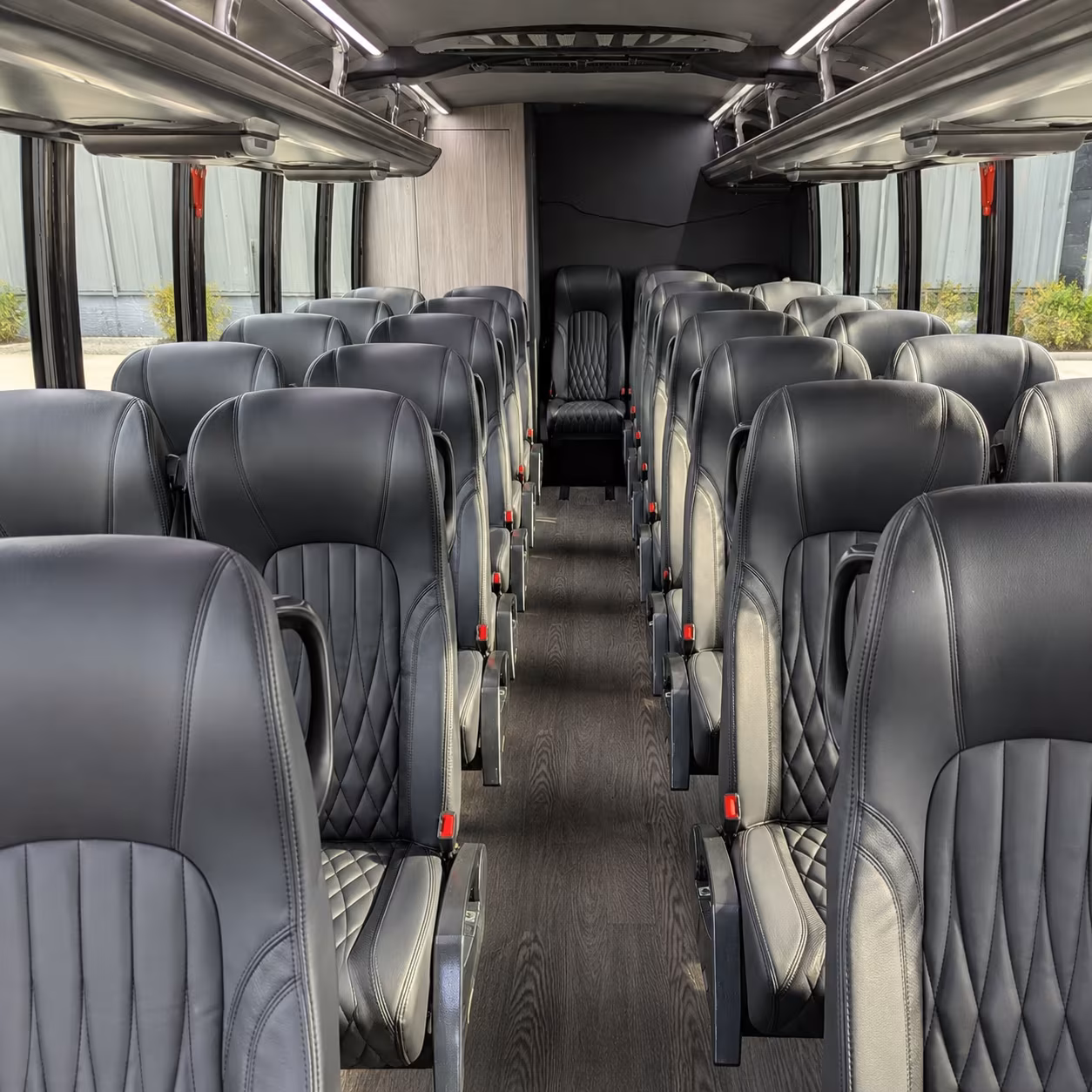 westland 28 passenger minibus interior