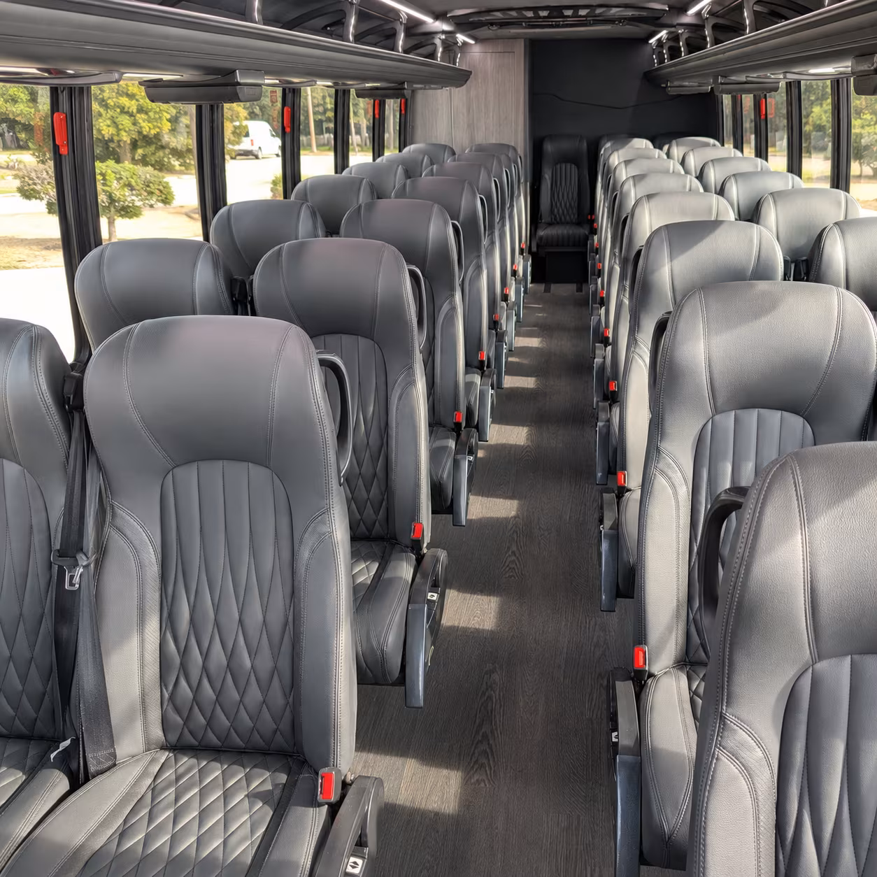 westland 30 passenger minibus inside