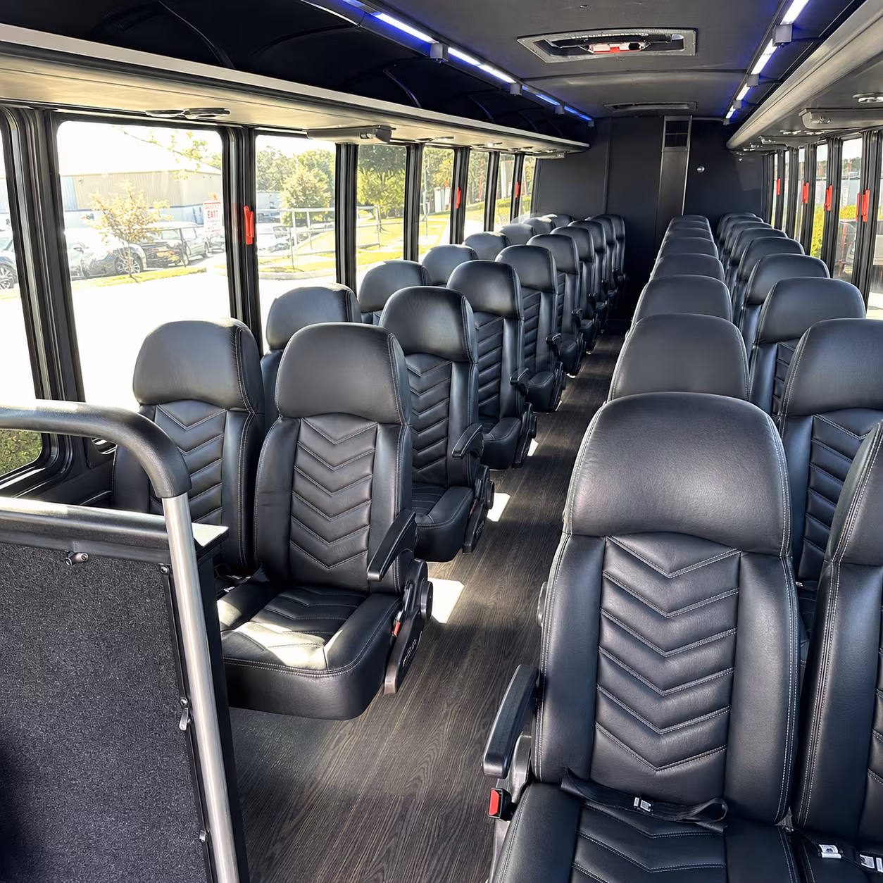 westland 30 passenger minibus interior