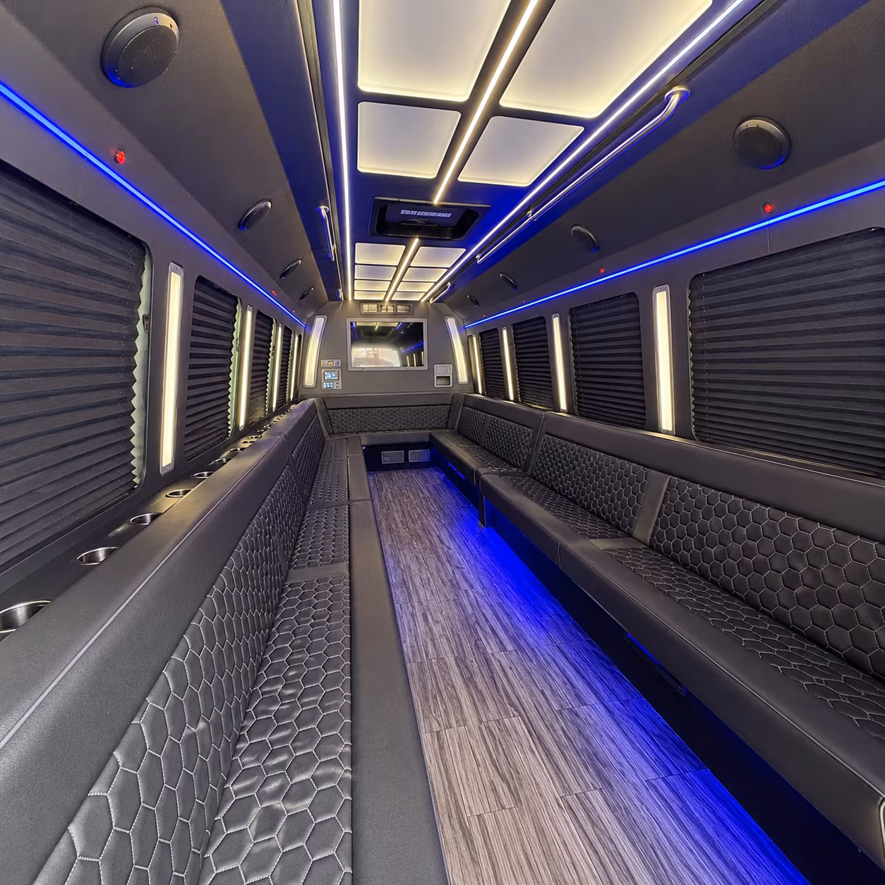 westland 30 passenger party bus interior