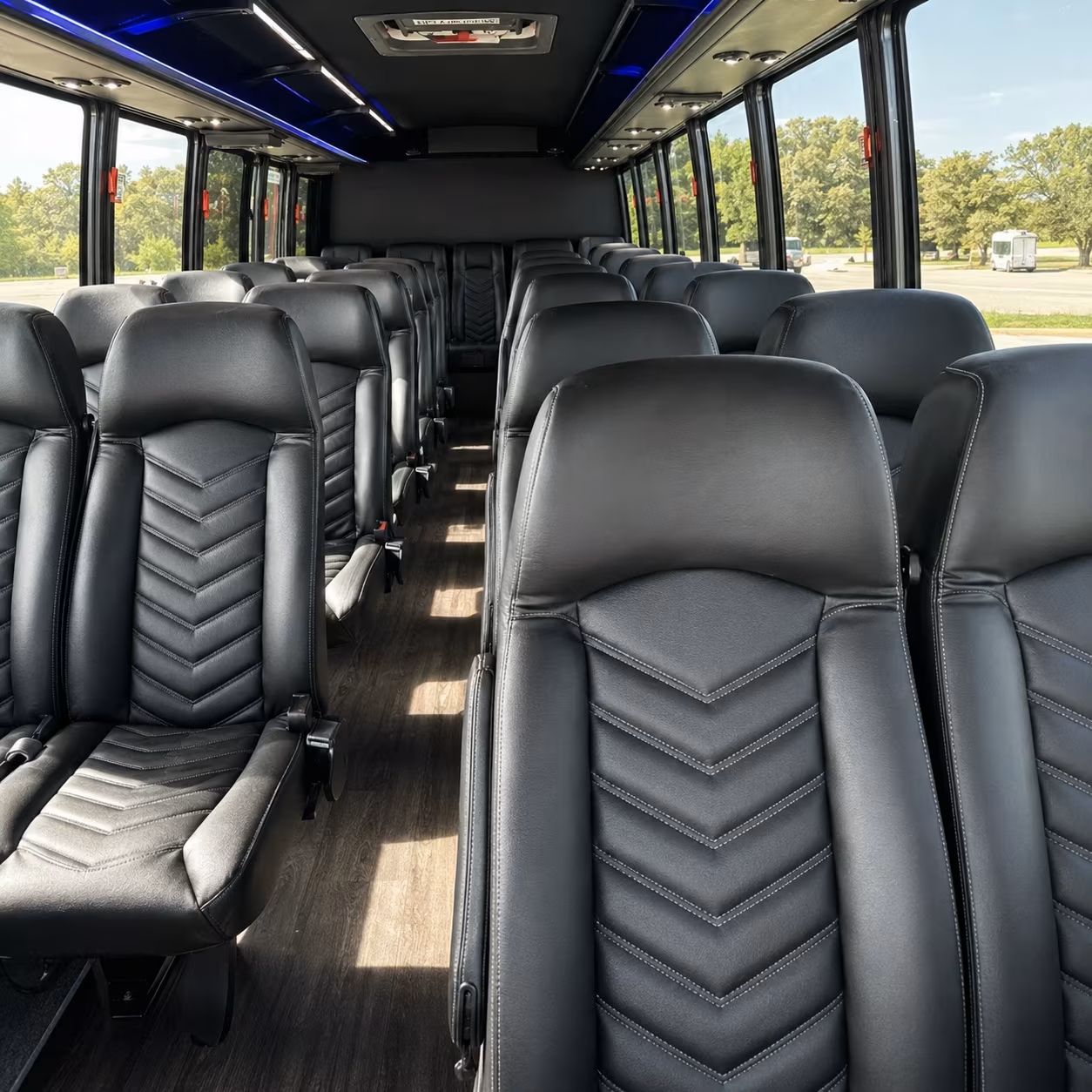 westland school event transportation onboard seating