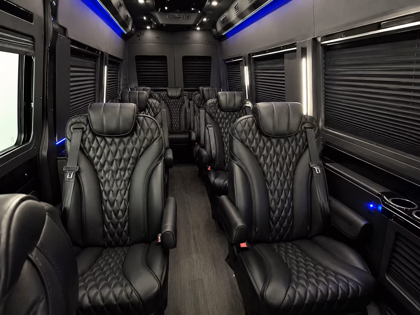 westland sprinter van with driver inside
