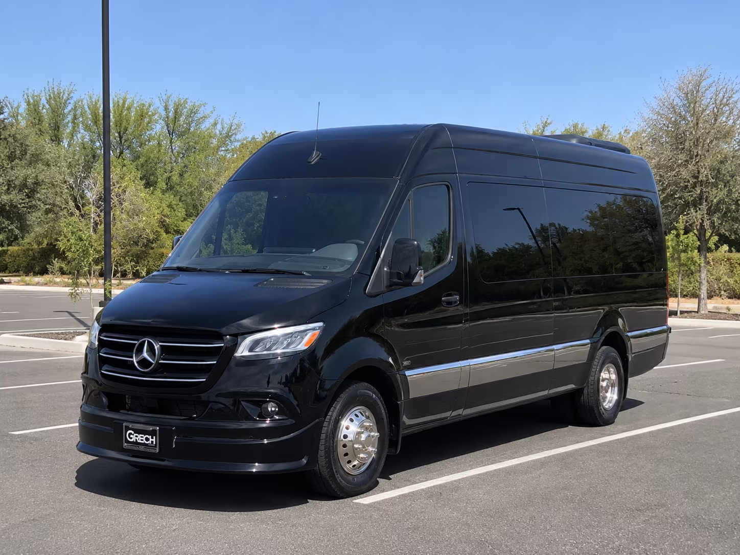 westland sprinter van with driver