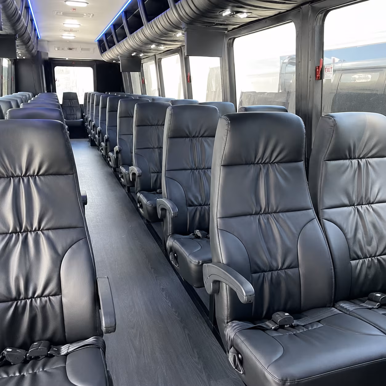 westland wedding transportation onboard seating